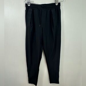 Lululemon Athletica Black Sweatpants Relaxed Fit Tapered Leg